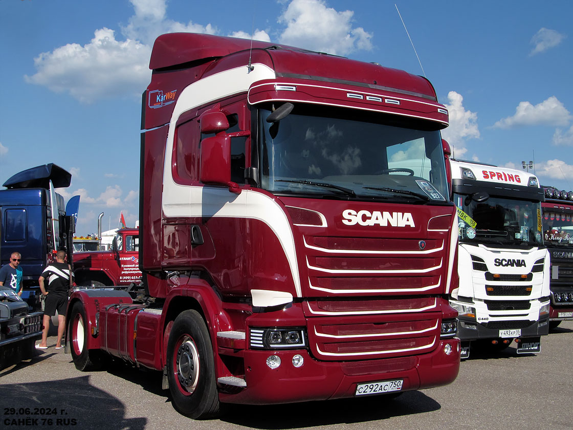 Московская область, № С 292 АС 750 — Scania ('2013) R440; Московская область — Фестиваль TruckDay 2024