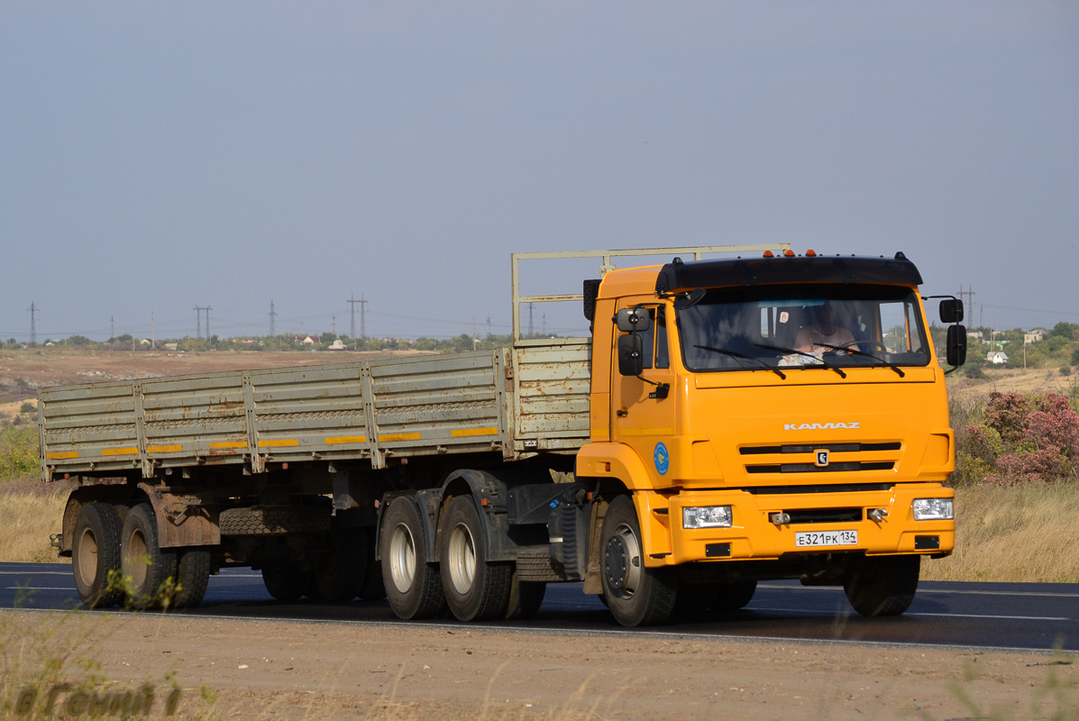 Волгоградская область, № Е 321 РК 134 — КамАЗ-65116-A5(48)