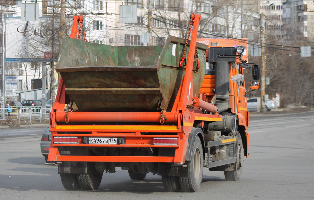 Челябинская область, № К 496 УВ 174 — КамАЗ-43253-G5(69)