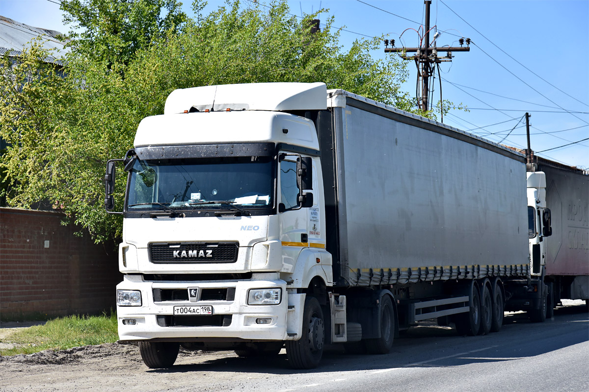 Санкт-Петербург, № Т 004 АС 198 — КамАЗ-5490-S5(87)