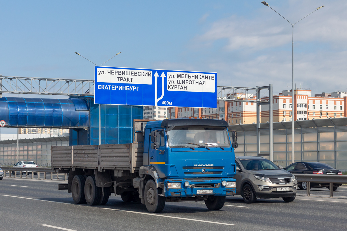 Тюменская область, № О 396 ОС 72 — КамАЗ-65117-N3(78)