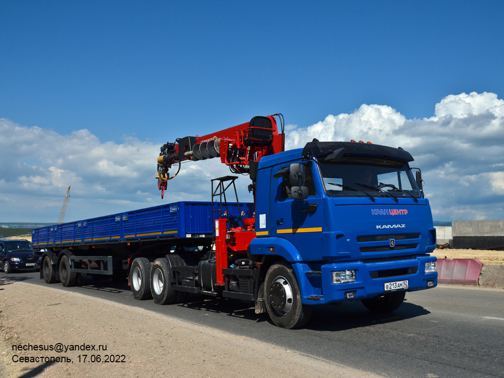 Севастополь, № В 213 АМ 92 — КамАЗ-65117-A5(48)