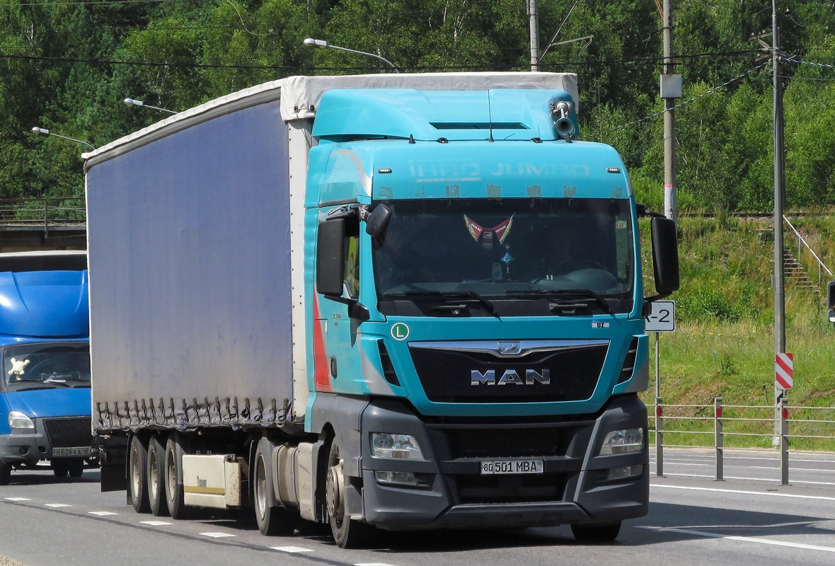 Узбекистан, № 80 501 MBA — MAN TGX ('2012) 18.400