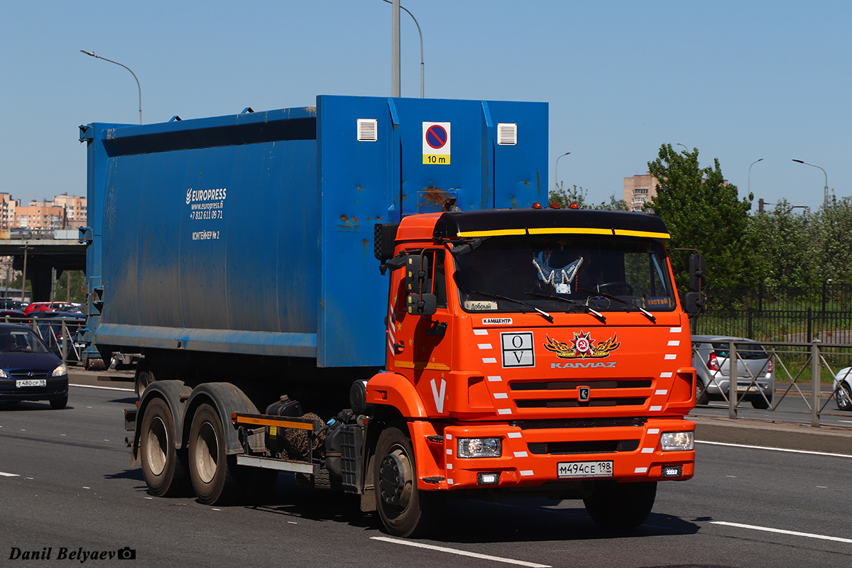Санкт-Петербург, № М 494 СЕ 198 — КамАЗ-65115-A5(48)