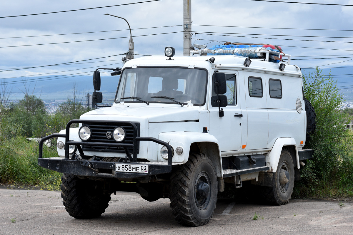 Бурятия, № Х 858 МЕ 03 — ГАЗ-3901/3902/330811 «Вепрь»