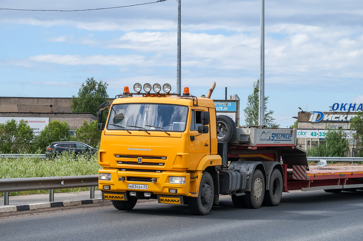 Архангельская область, № М 834 ВУ 29 — КамАЗ-65116-A4(23)