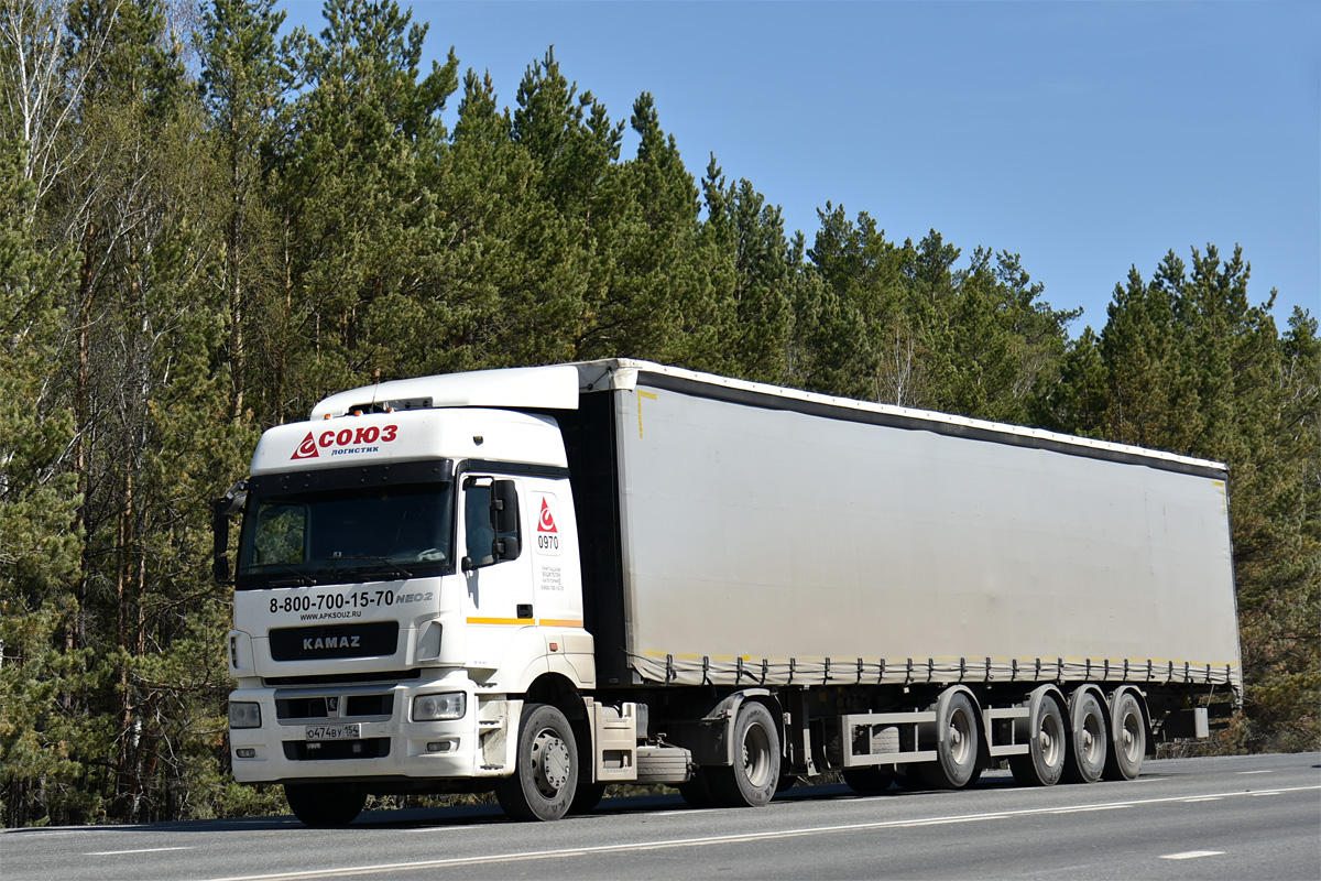 Новосибирская область, № 0970 — КамАЗ-5490-S5(87)