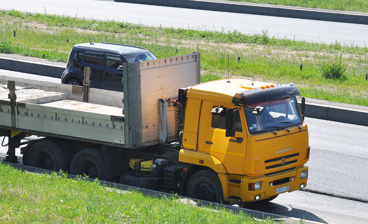 Омская область, № Р 003 ХТ 55 — КамАЗ-65115-A4(23)