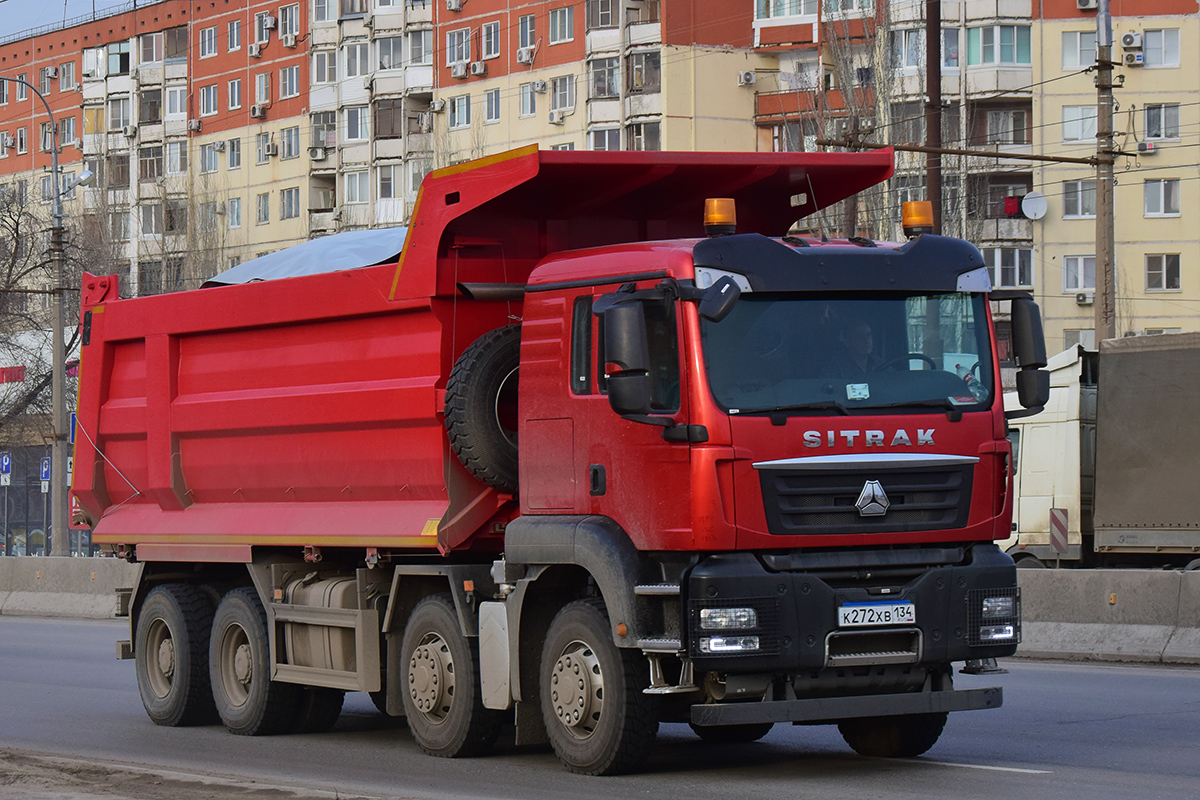 Волгоградская область, № К 272 ХВ 134 — Sitrak C7H ZZ3316