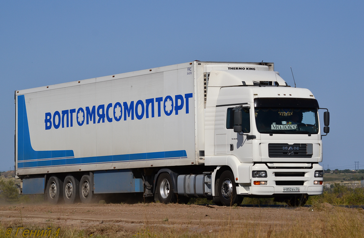 Волгоградская область, № Р 852 ВХ 34 — MAN TGA 18.410