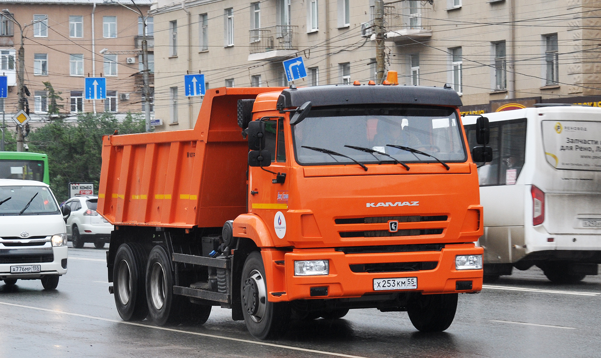Омская область, № Х 253 КМ 55 — КамАЗ-65115-A5(48)