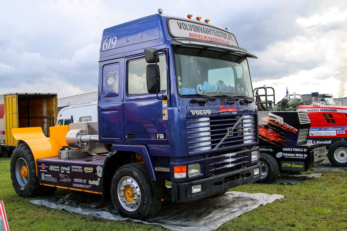 Финляндия, № 619 — Volvo ('1987) F16; Финляндия — Power Truck Show 2019