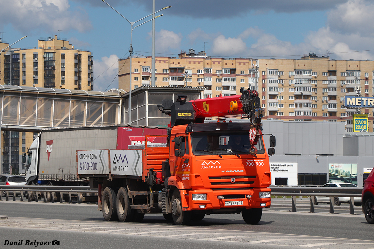 Тюменская область, № У 487 РВ 72 — КамАЗ-65115-A5(48)