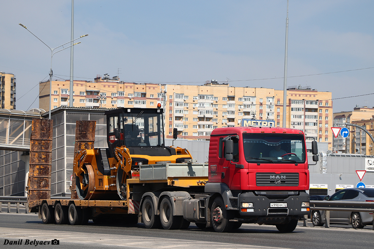 Тюменская область, № Н 998 ММ 72 — MAN TGA 33.430