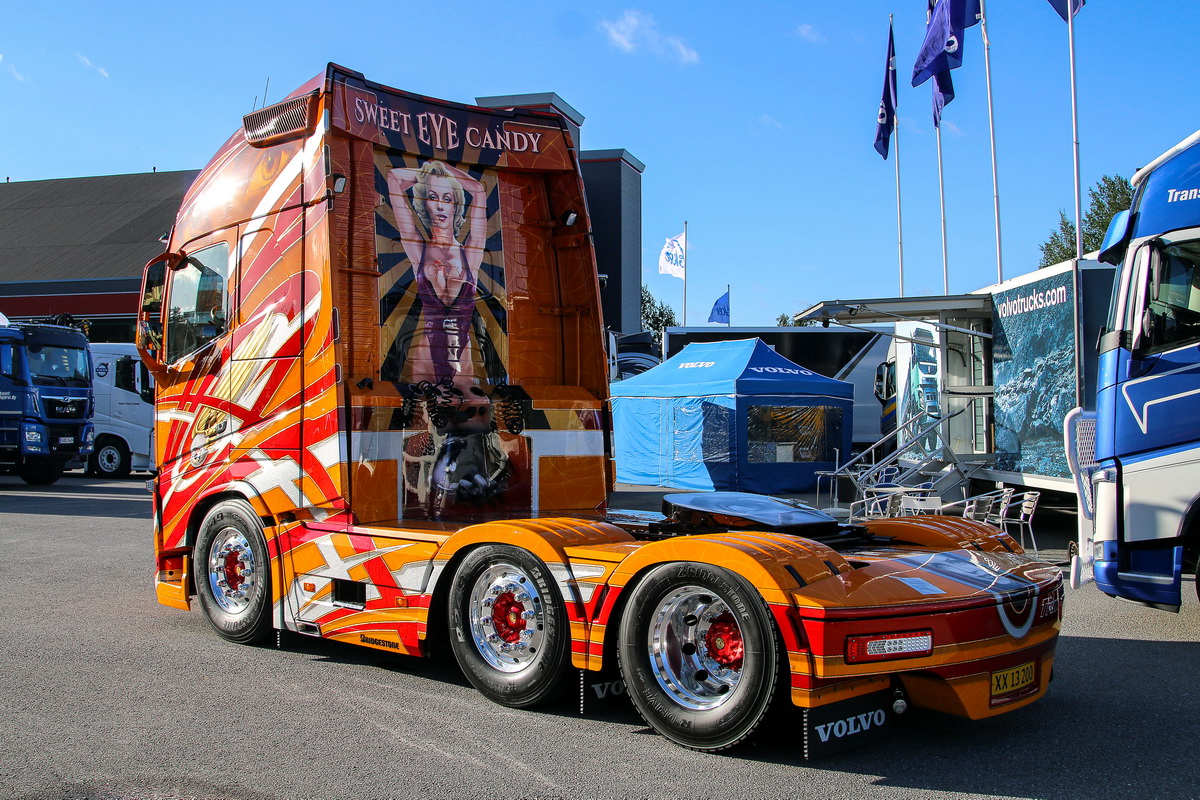 Дания, № XX 13 200 — Volvo ('2012) FH.540; Финляндия — Power Truck Show 2018