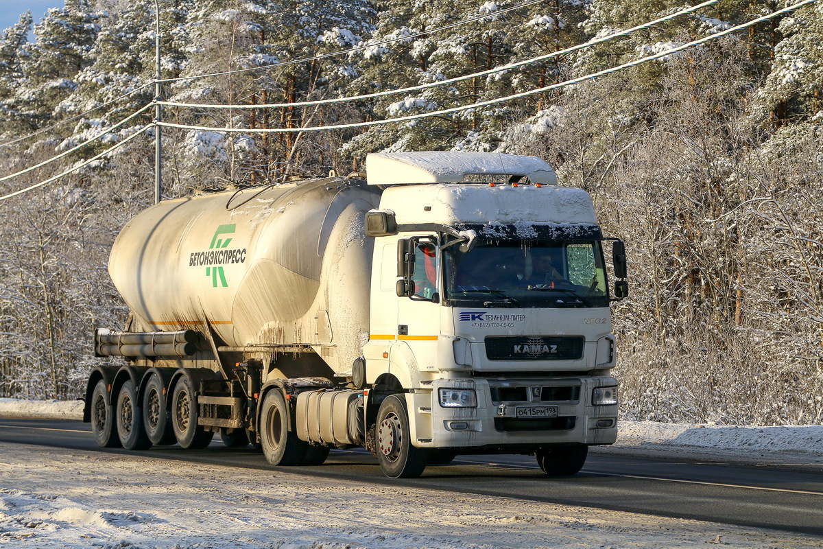Санкт-Петербург, № О 415 РМ 198 — КамАЗ-5490-S5(87)