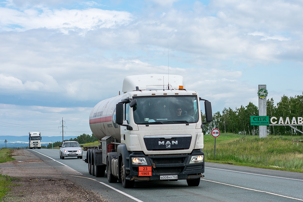 Башкортостан, № А 008 НУ 702 — MAN TGS 19.360