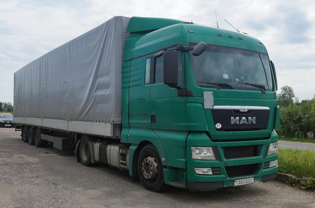 Витебская область, № АМ 2929-2 — MAN TGX ('2007) (общая модель)