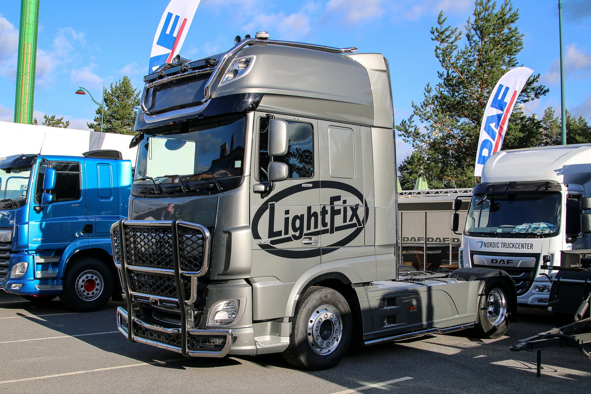 Швеция, № YKO 467 — DAF XF Euro6 FT; Финляндия — Power Truck Show 2018
