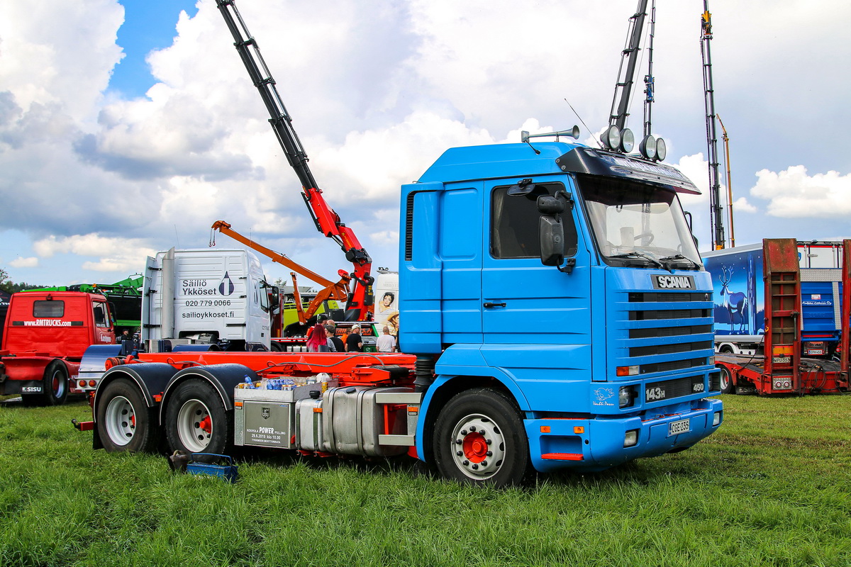 Финляндия, № CGE-235 — Scania (III) R143H; Финляндия — Power Truck Show 2018