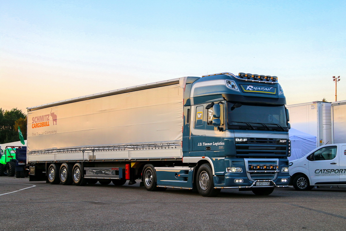 Рязанская область, № О 850 ТТ 62 — DAF XF105 FT; Московская область — Фестиваль TruckDay 2024