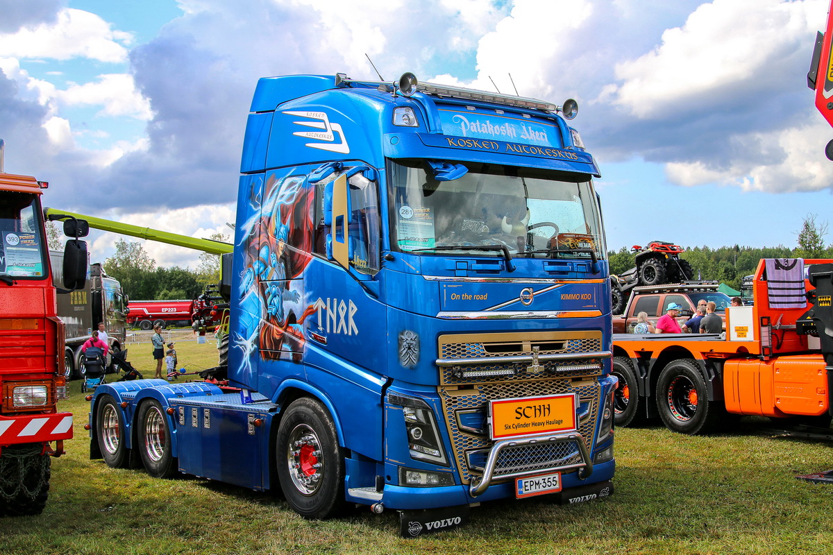 Финляндия, № EPM-355 — Volvo ('2012) FH-Series; Финляндия — Power Truck Show 2019