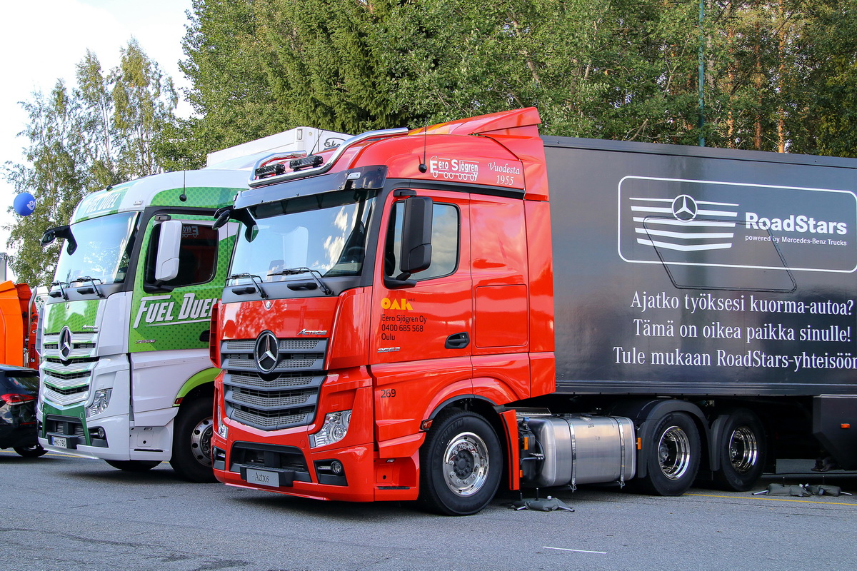 Финляндия, № 269 — Mercedes-Benz Actros ('2011); Финляндия — Power Truck Show 2018