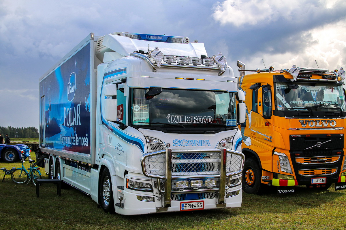 Финляндия, № EPM-455 — Scania ('2016) G410; Финляндия — Power Truck Show 2019
