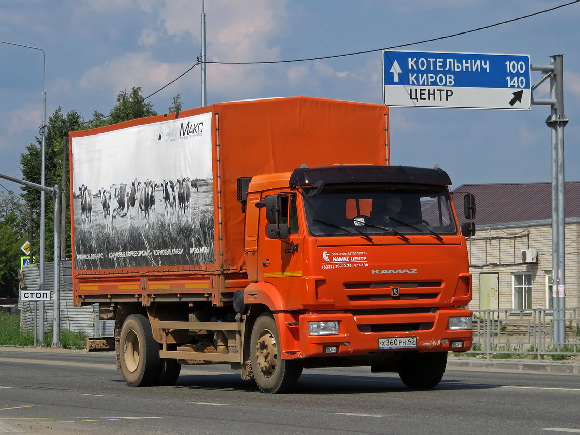 Кировская область, № Х 360 РН 43 — КамАЗ-43253-G5(69)