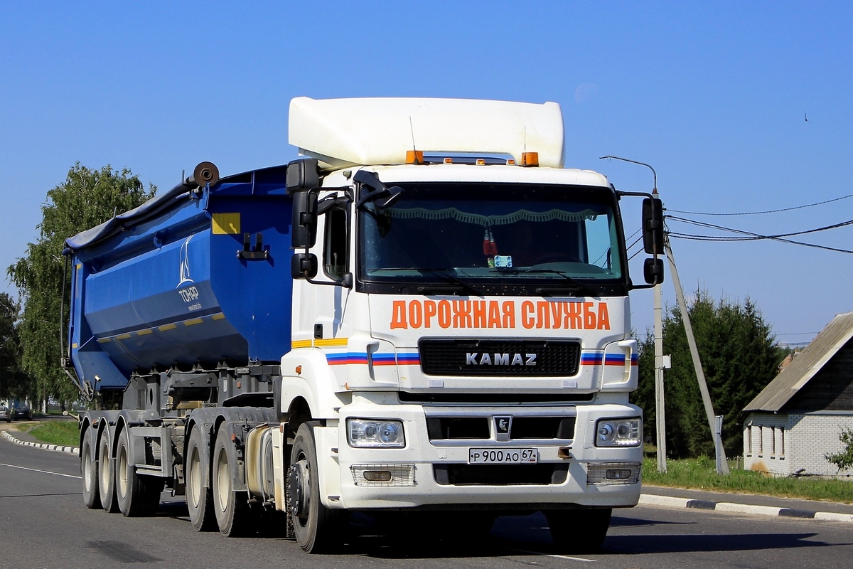 Смоленская область, № Р 900 АО 67 — КамАЗ-65206-T5(68)