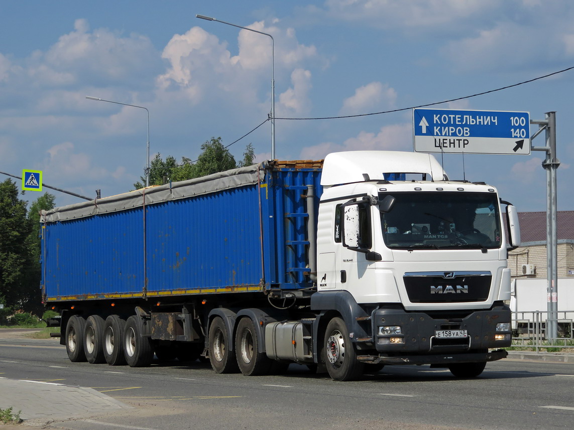 Кировская область, № Е 158 УА 43 — MAN TGS 26.440