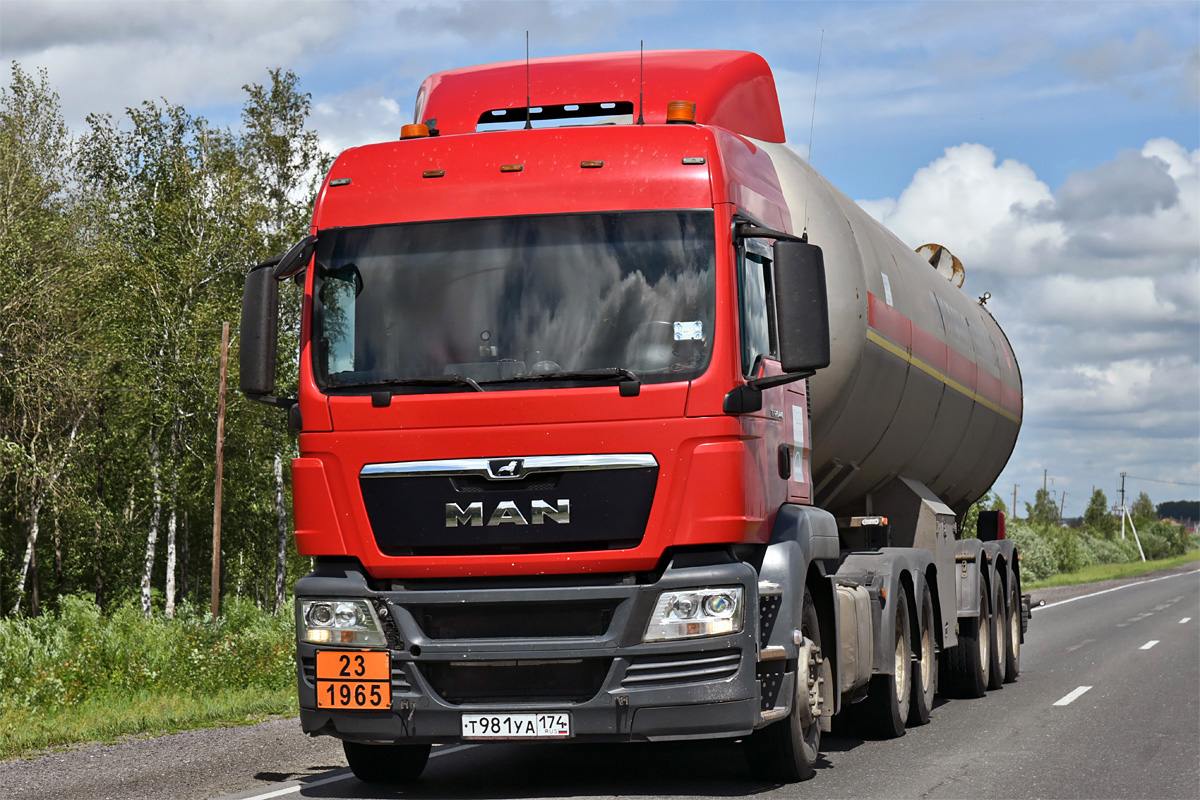 Челябинская область, № Т 981 УА 174 — MAN TGS 26.440