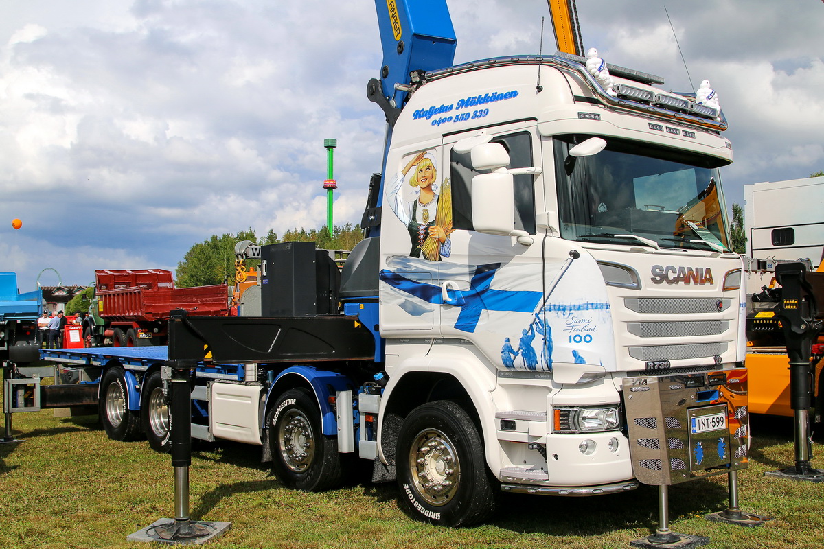 Финляндия, № INT-599 — Scania ('2013) R730; Финляндия — Power Truck Show 2019