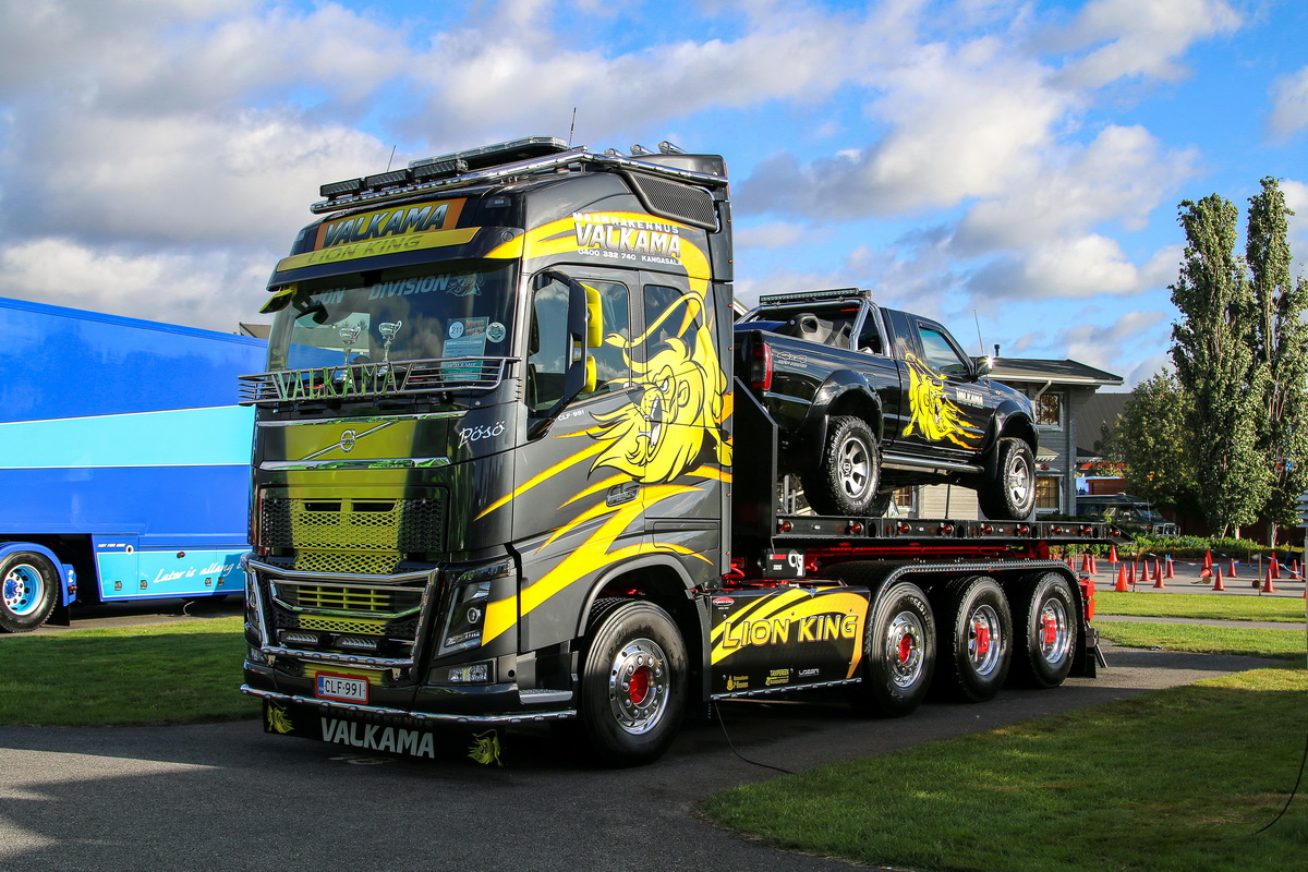 Финляндия, № CLF-991 — Volvo ('2012) FH16.750; Финляндия — Power Truck Show 2018