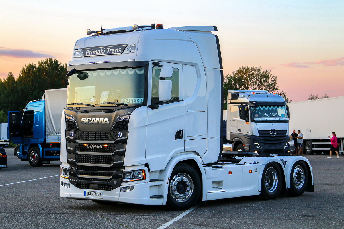 Краснодарский край, № Х 959 НА 123 — Scania ('2016) S580; Московская область — Фестиваль TruckDay 2024