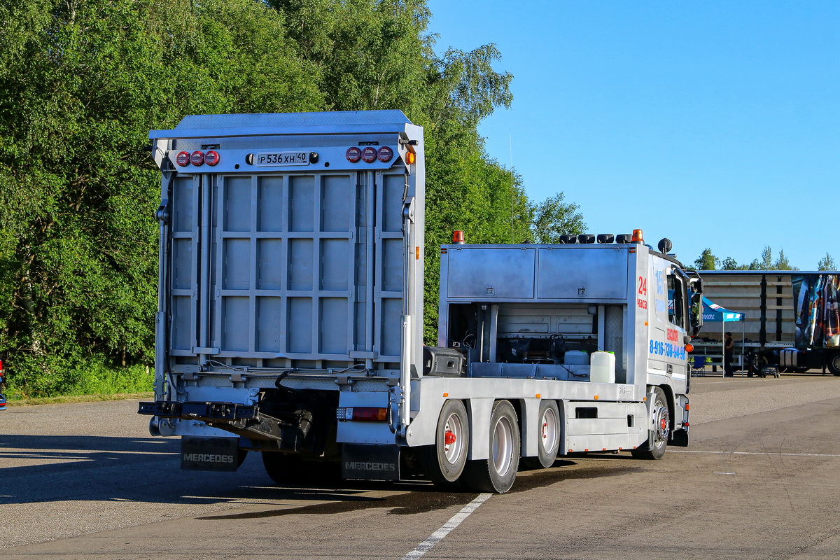 Калужская область, № Р 536 ХН 40 — Mercedes-Benz Actros ('2003) 1836; Московская область — Фестиваль TruckDay 2024