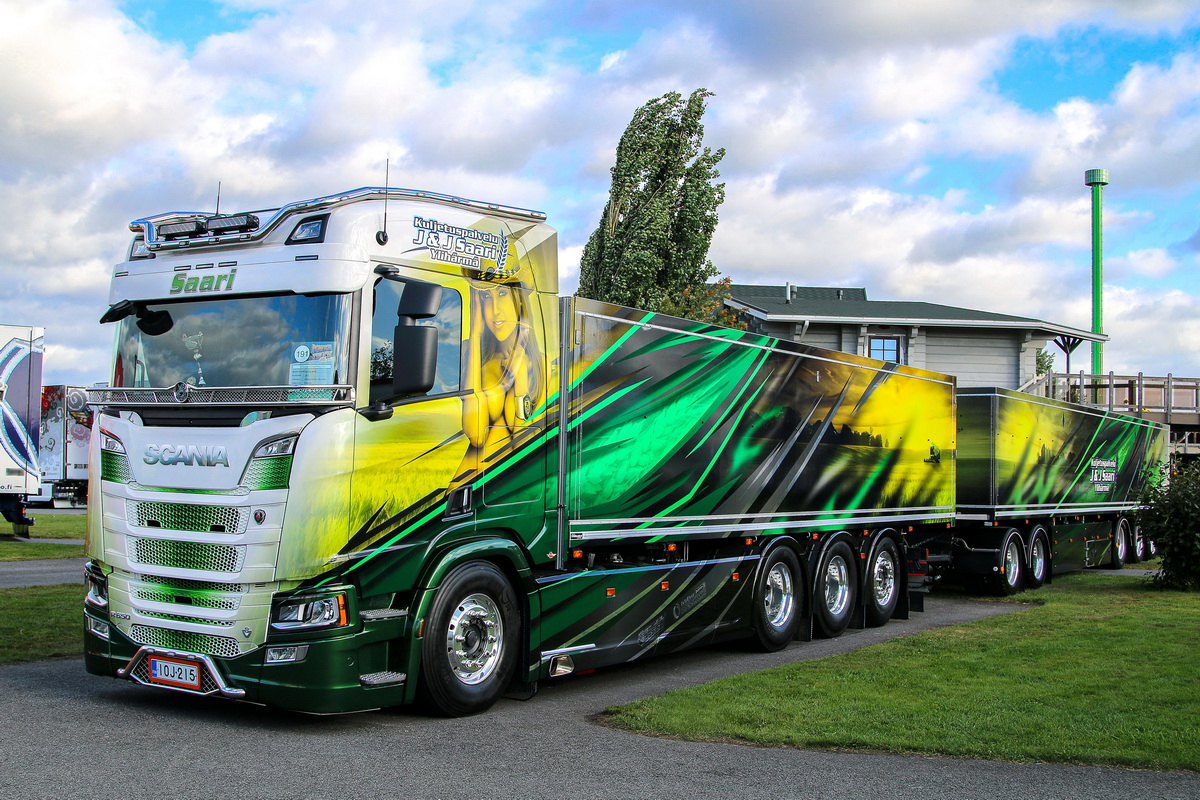 Финляндия, № IOJ-215 — Scania ('2016) R650; Финляндия — Power Truck Show 2018