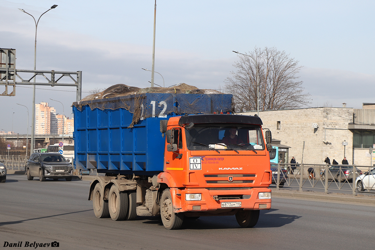 Санкт-Петербург, № В 873 ВМ 198 — КамАЗ-65115-A5(48)
