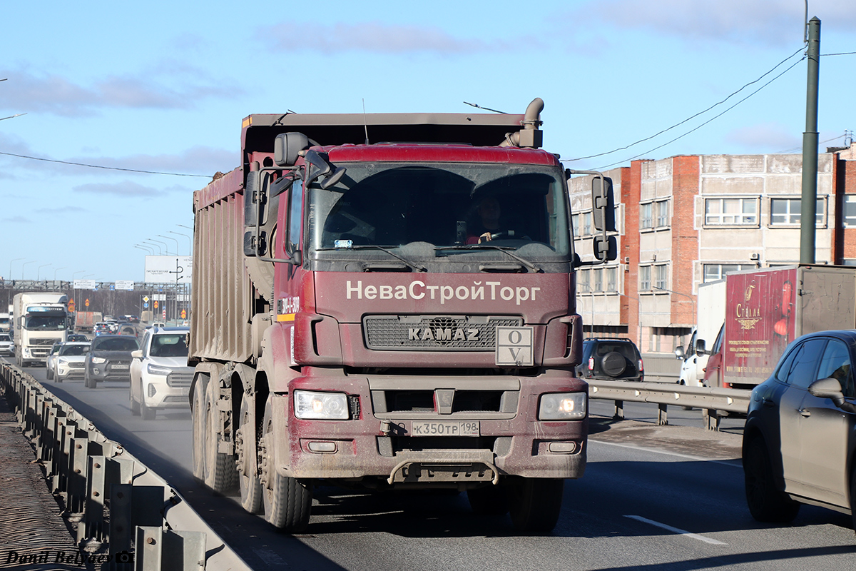 Санкт-Петербург, № К 350 ТР 198 — КамАЗ-65801-T5(68)