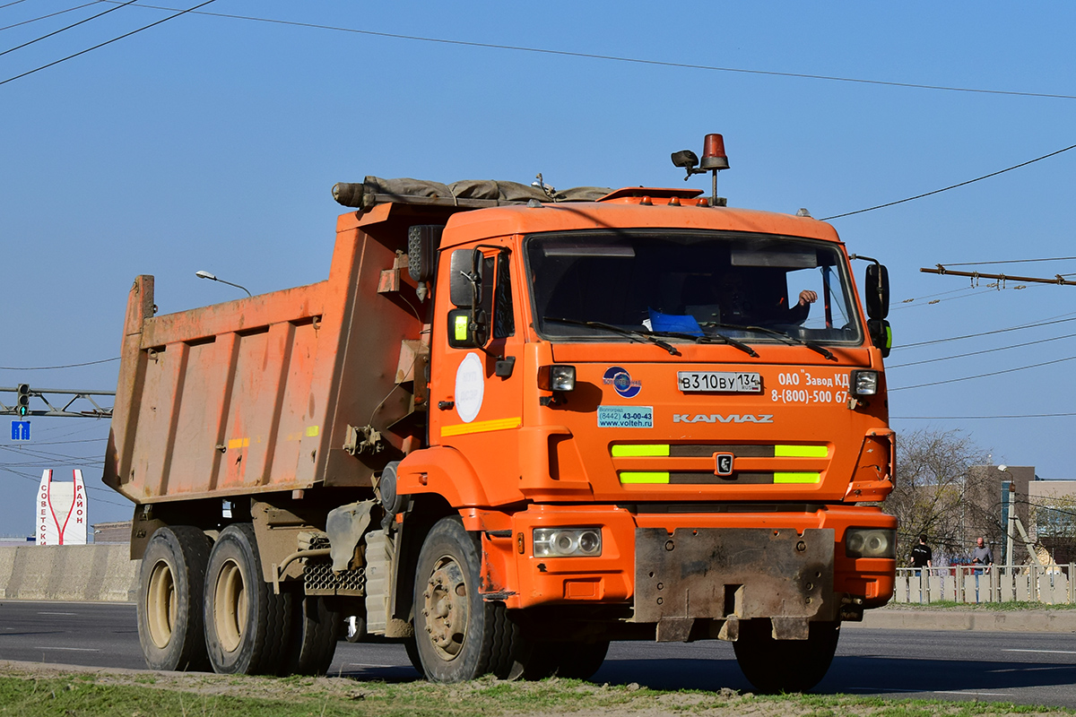 Волгоградская область, № В 310 ВУ 134 — КамАЗ-65115-L4(19)
