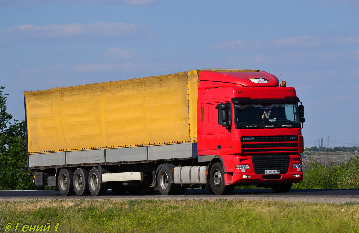 Донецкая область, № А 584 УЕ — DAF XF95 FT
