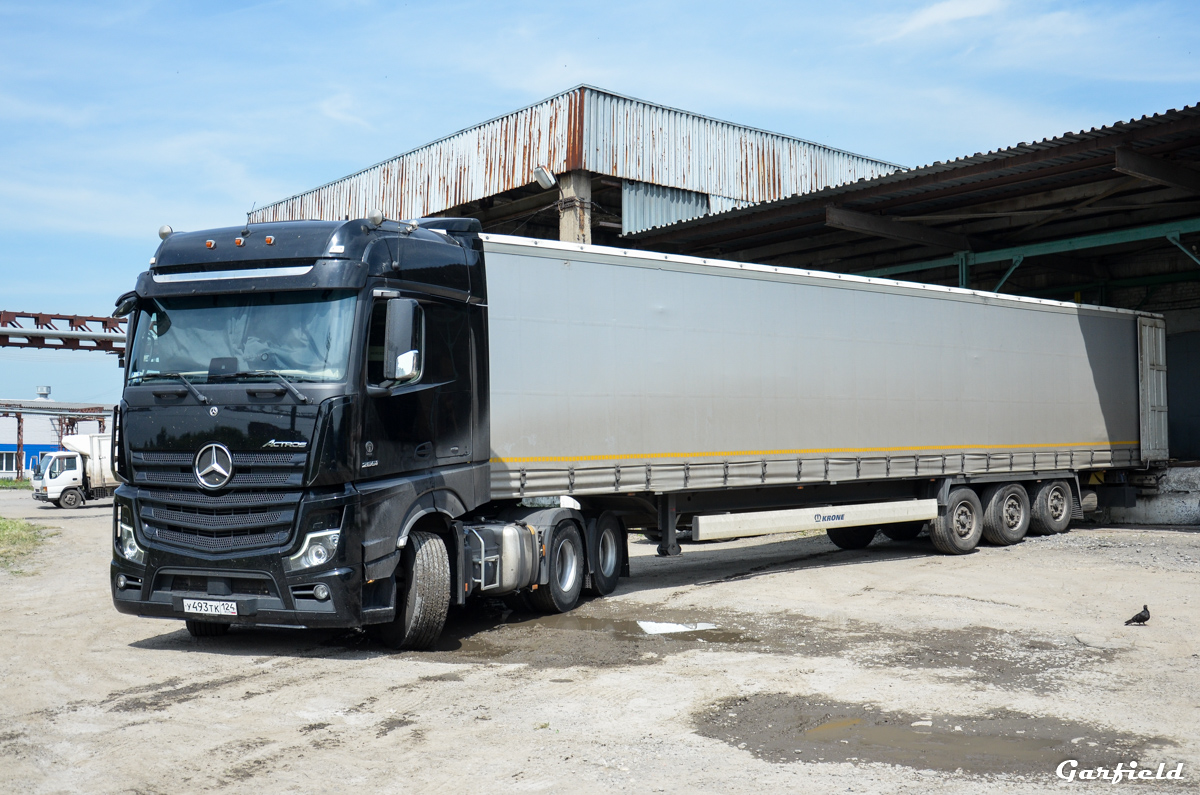 Красноярский край, № У 493 ТК 124 — Mercedes-Benz Actros '18 [Z9M]