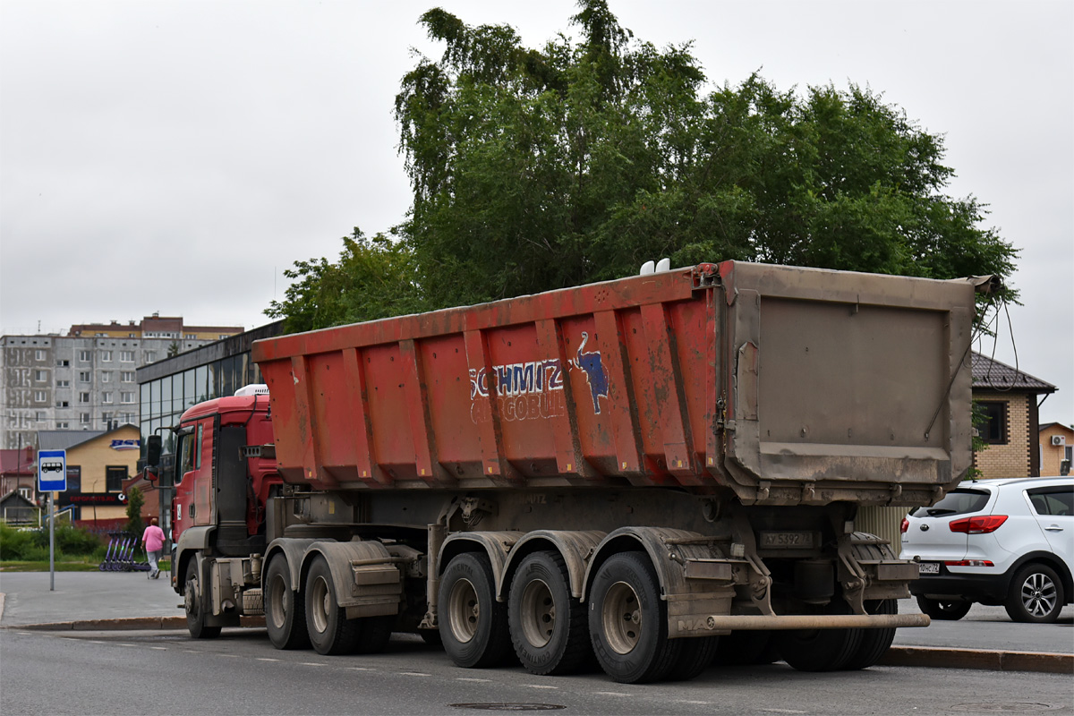 Тюменская область, № АУ 5392 72 — Schmitz Cargobull S.KI (общая модель)