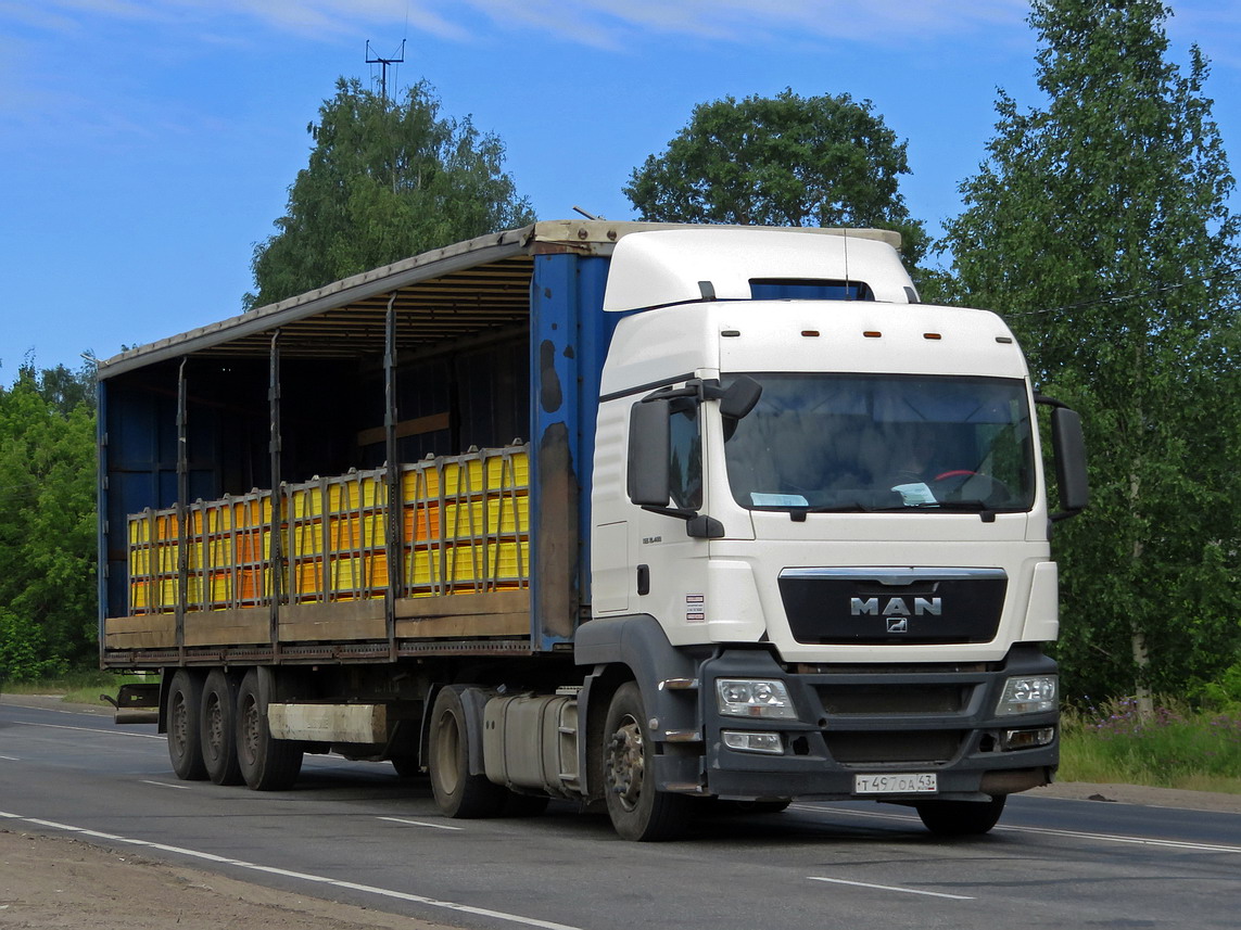 Кировская область, № Т 497 ОА 43 — MAN TGS 19.400