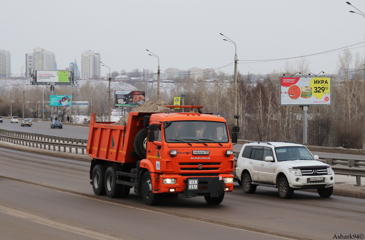 Красноярский край, № О 464 ОВ 124 — КамАЗ-65115-L4(19)