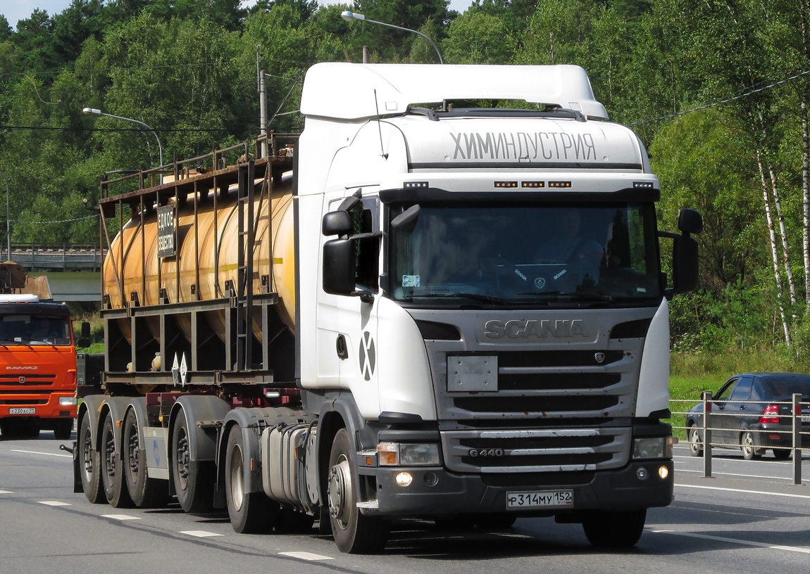 Нижегородская область, № Р 314 МУ 152 — Scania ('2013) G440