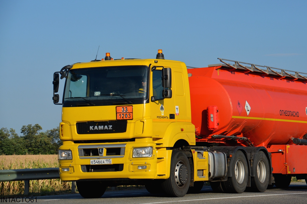 Краснодарский край, № Е 546 ЕА 193 — КамАЗ-65206-T5(68)
