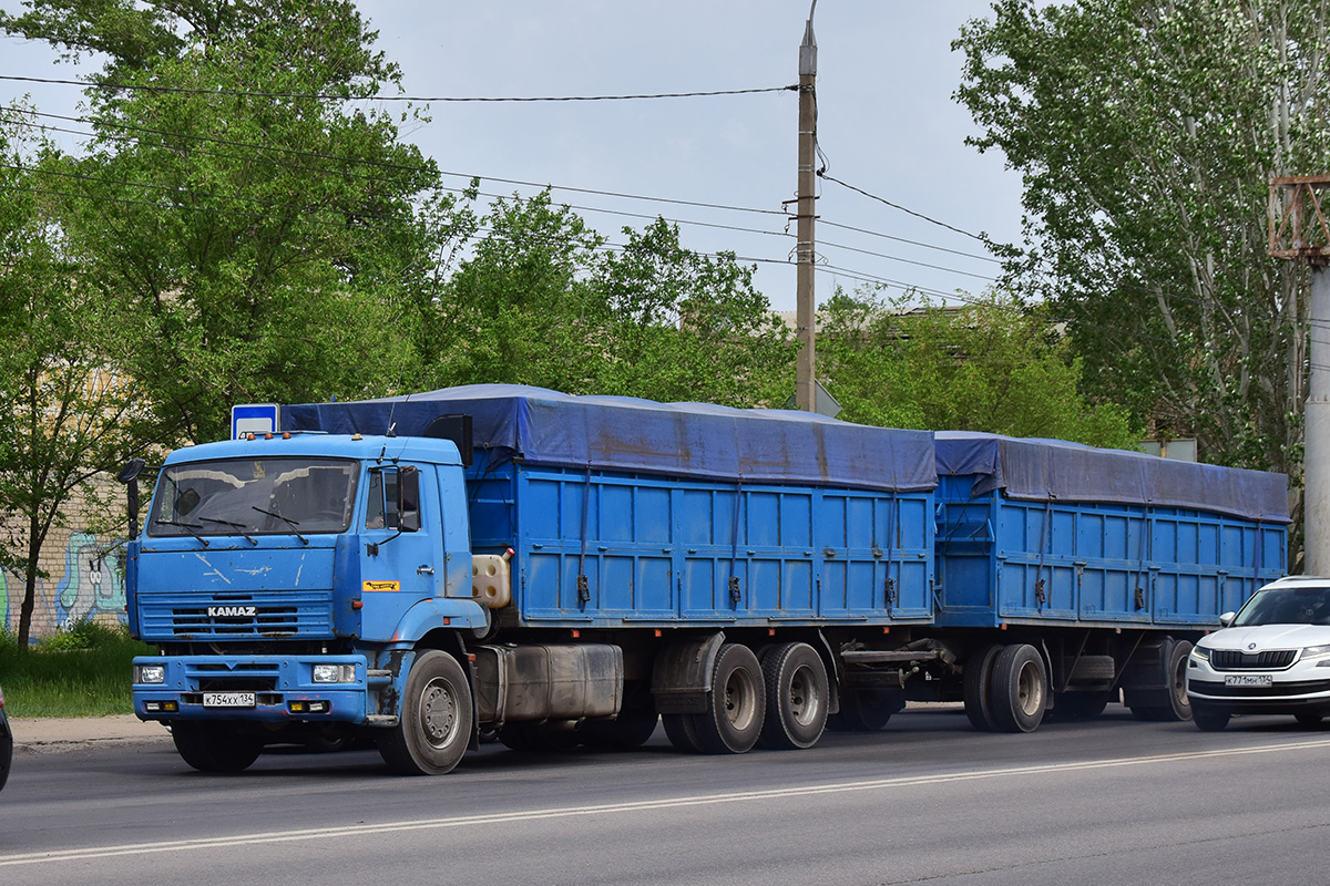 Волгоградская область, № К 754 ХХ 134 — КамАЗ-65117-N3(78)