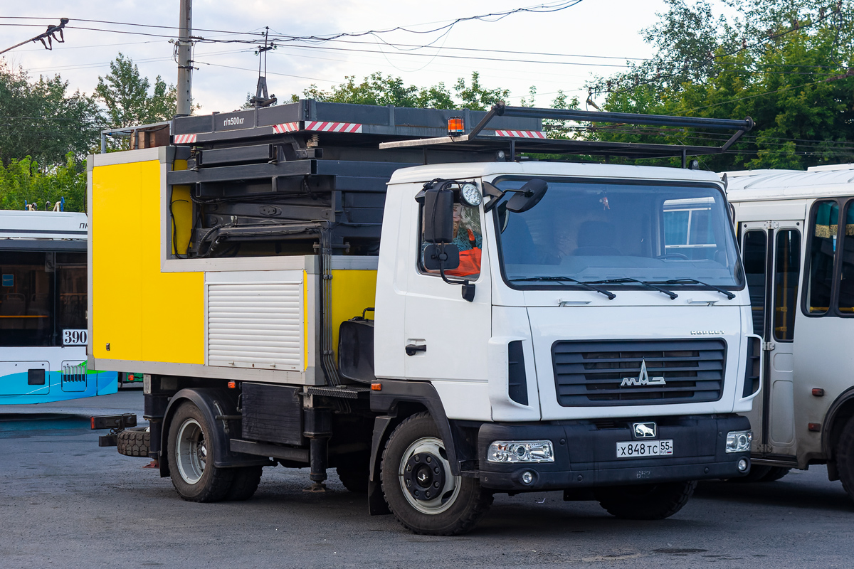 Омская область, № Х 848 ТС 55 — МАЗ-4371C0