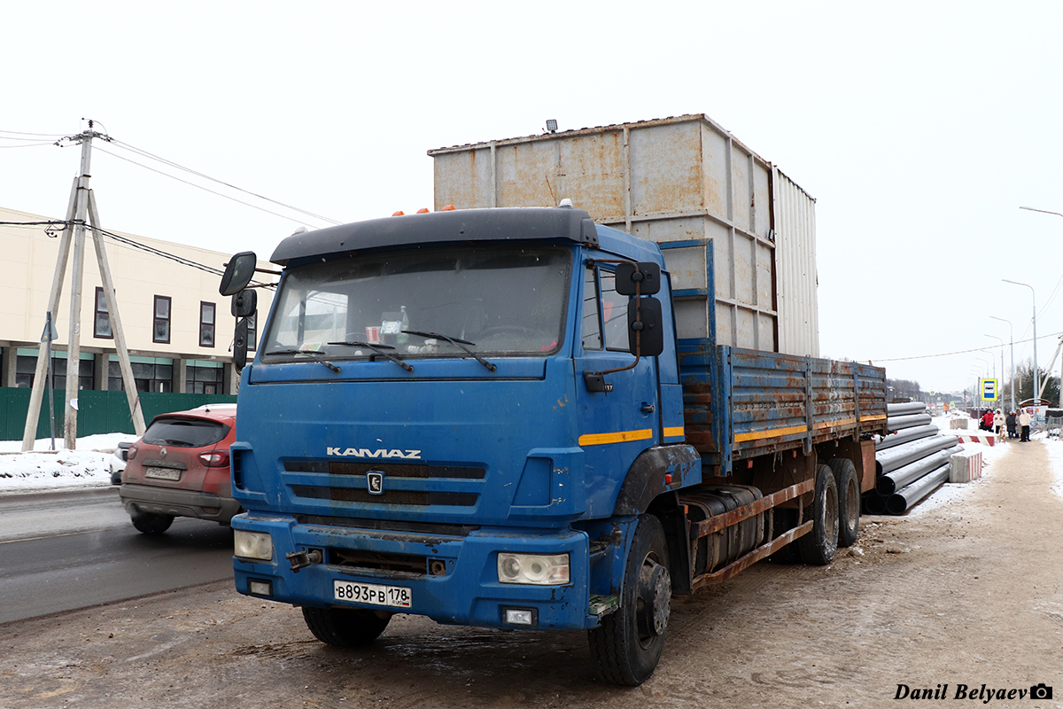 Санкт-Петербург, № В 893 РВ 178 — КамАЗ-65117-N3(78)